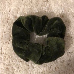 green scrunchie